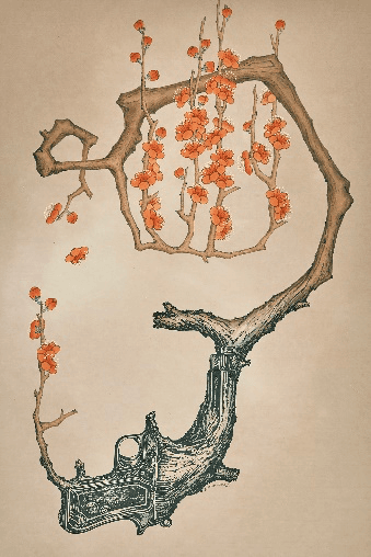 안성민의 Metamorphosis_04_small, 장지에 채색, 91.5x61cm, 2023