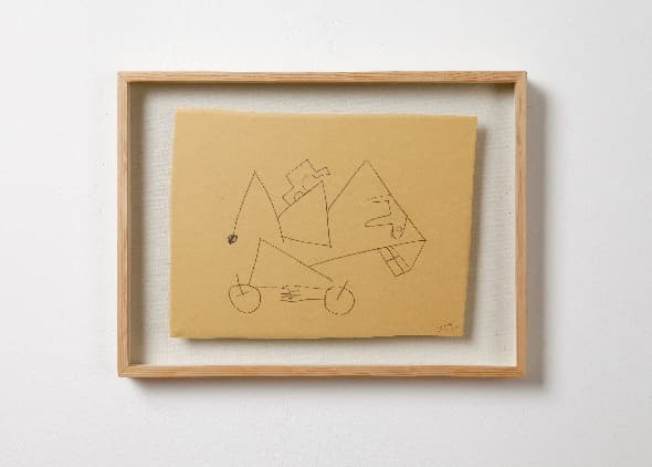 Draw without drawing on paper 4, 2014 pencil on paper