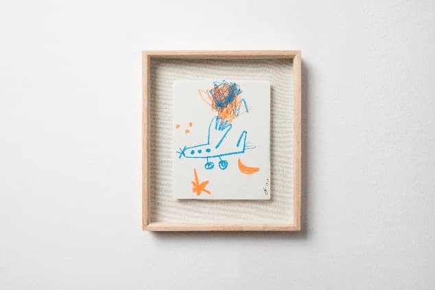 Draw without drawing on paper 13, 2018 oil pastel on paper