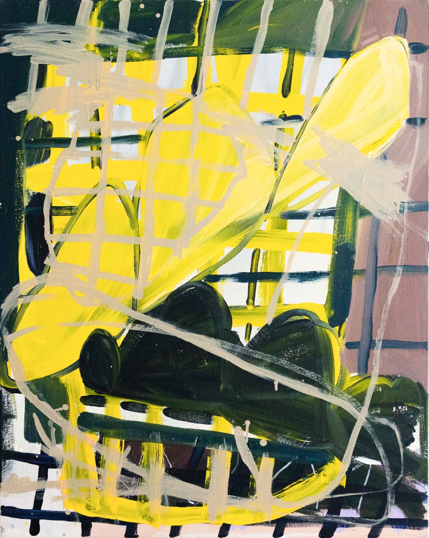 Layer 1, 2019, Acrylic on canvas, 80x100cm