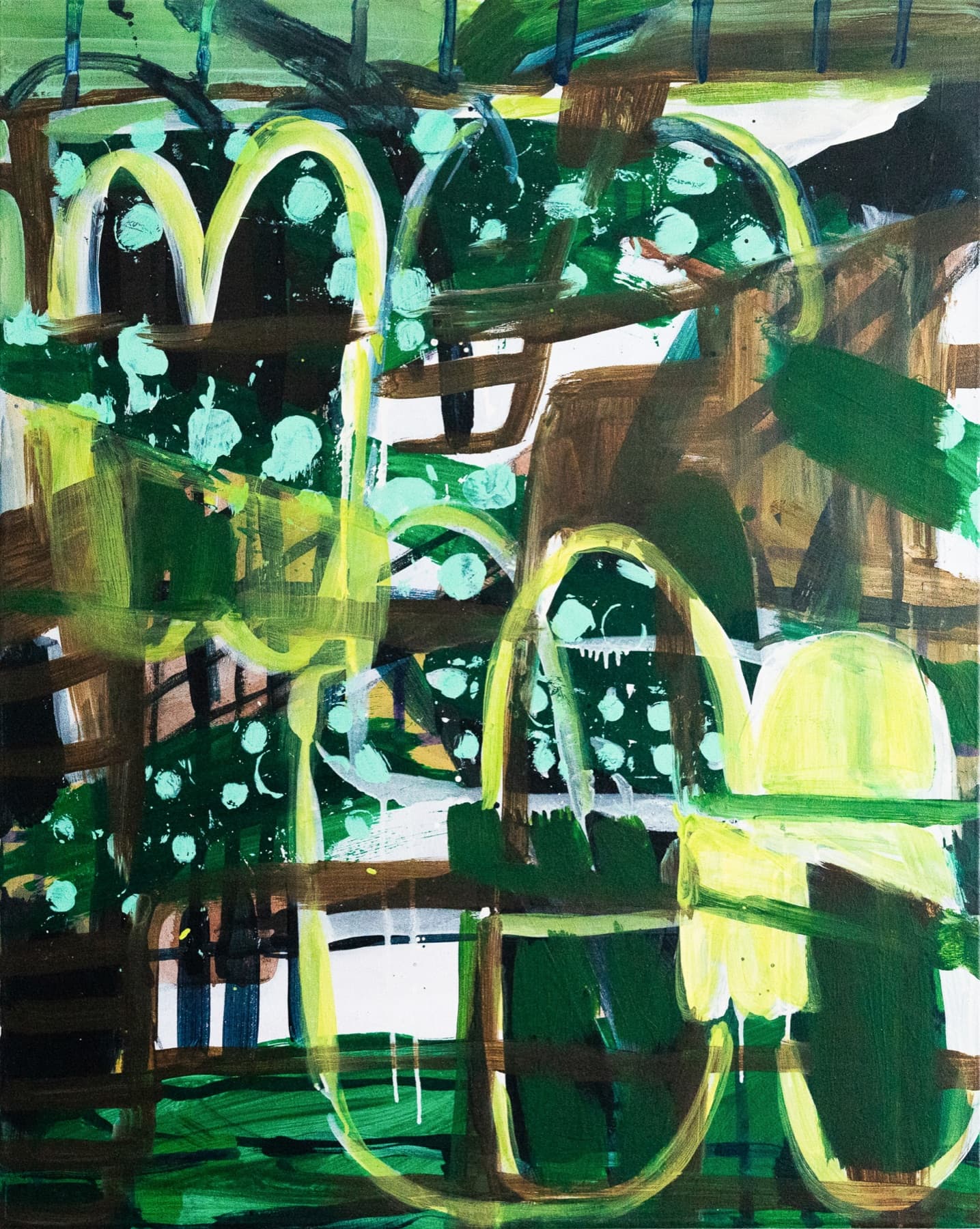 Layer 3, 2019, Acrylic on canvas, 80x100cm