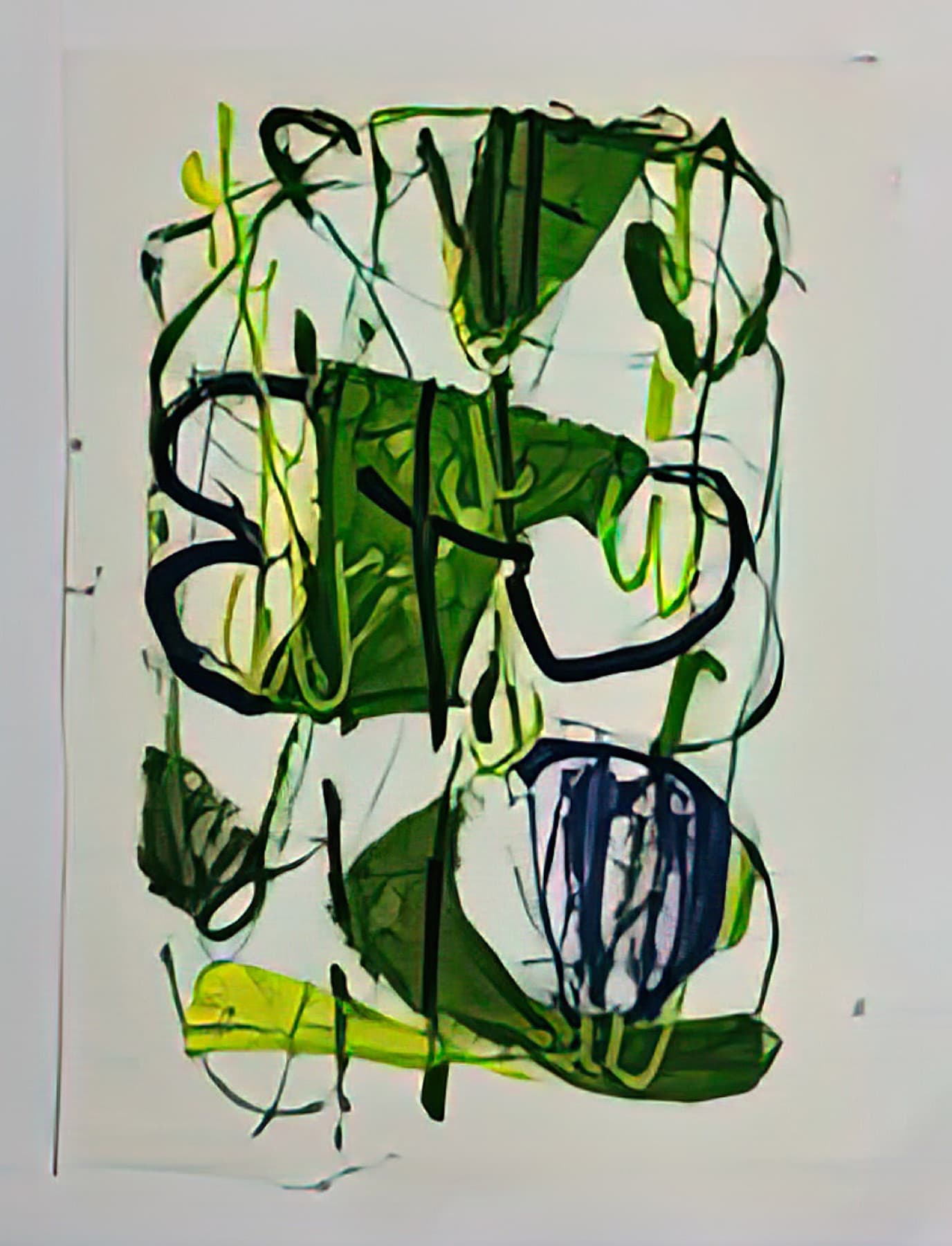 In March_1, 2021, Oil on paper, 42x60cm